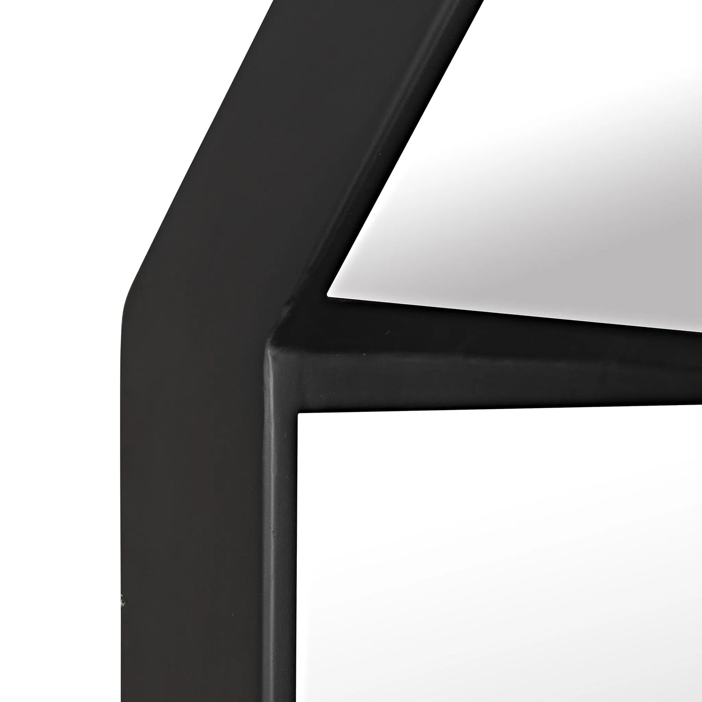 Lazo mirror, black steel