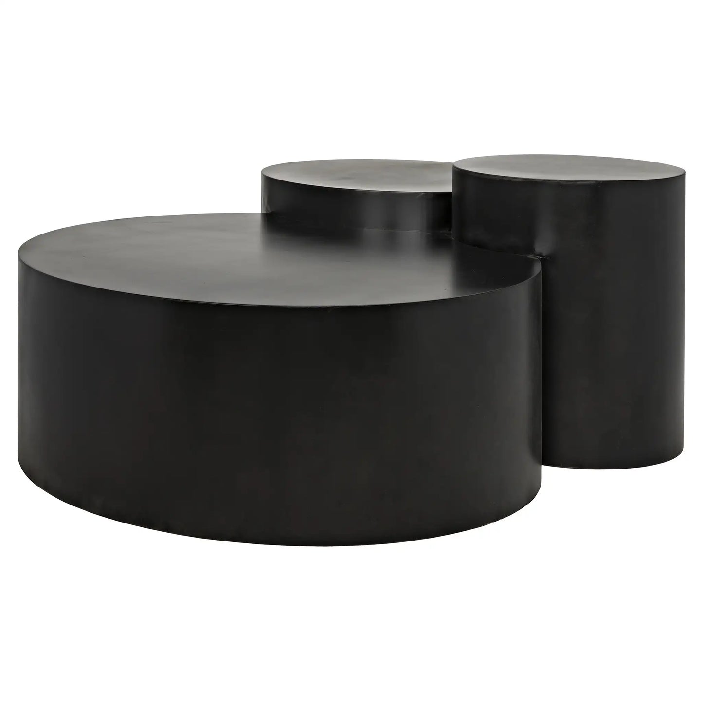 Ella coffee table, black steel