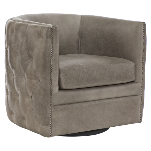 Palazzo leather swivel chair