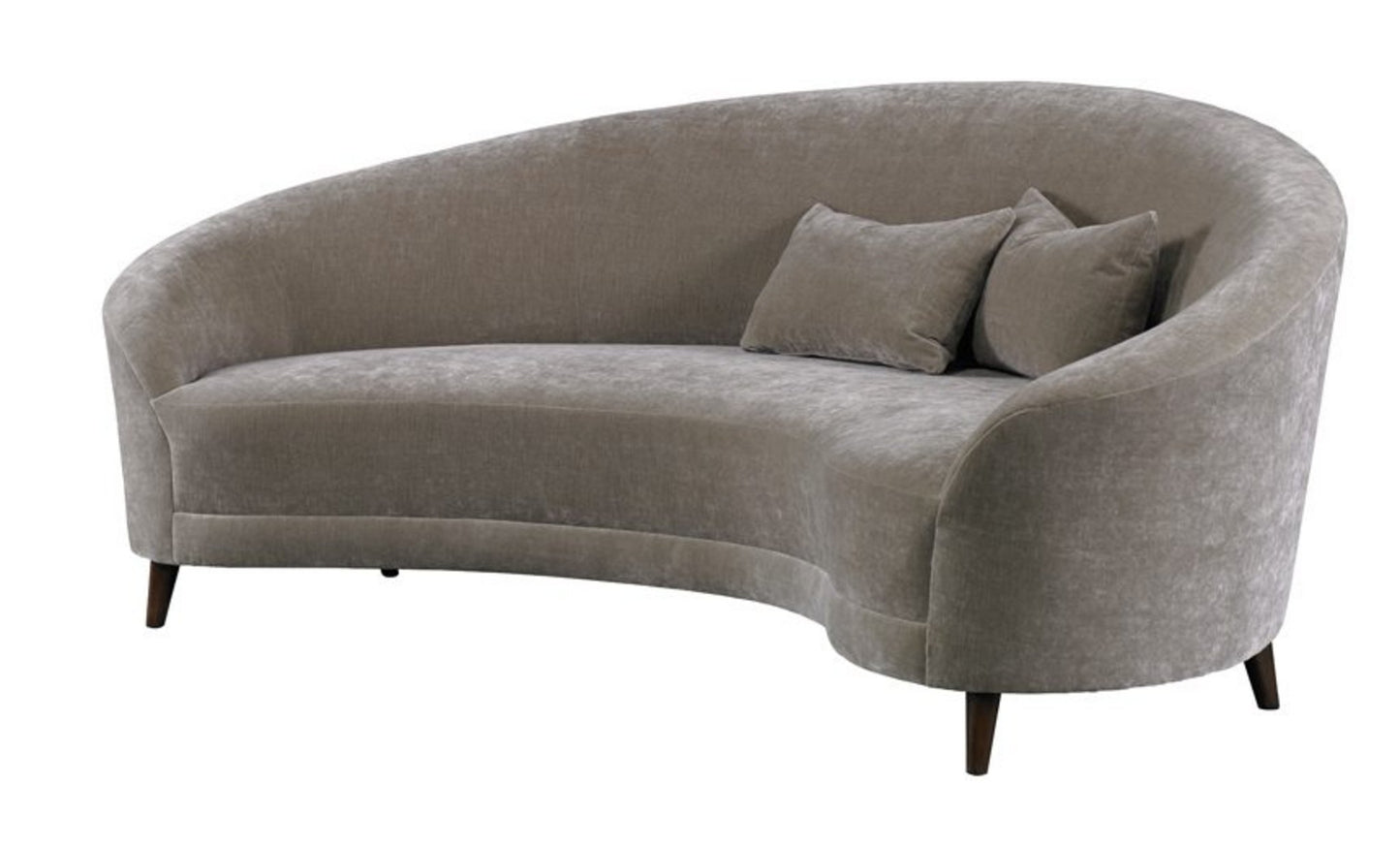 Zinnia curved sectional 1/2