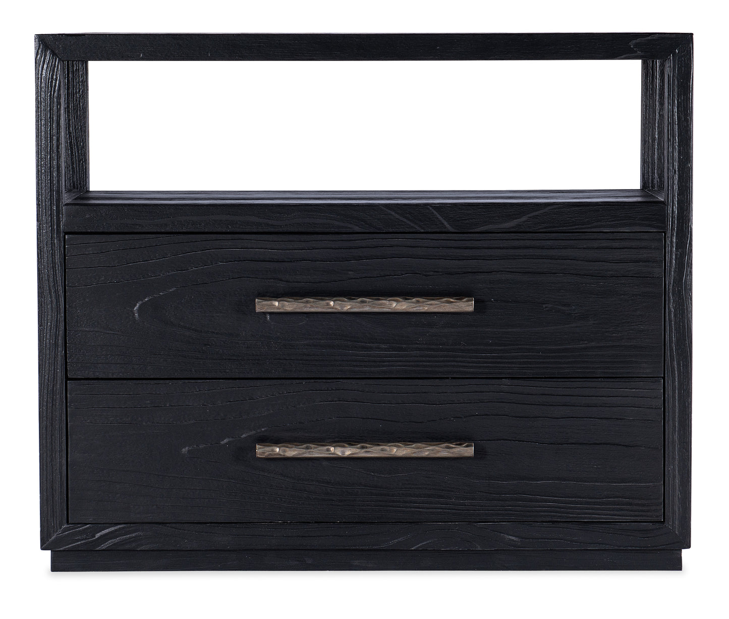 Linville falls shou sugi ban two drawer nightstand