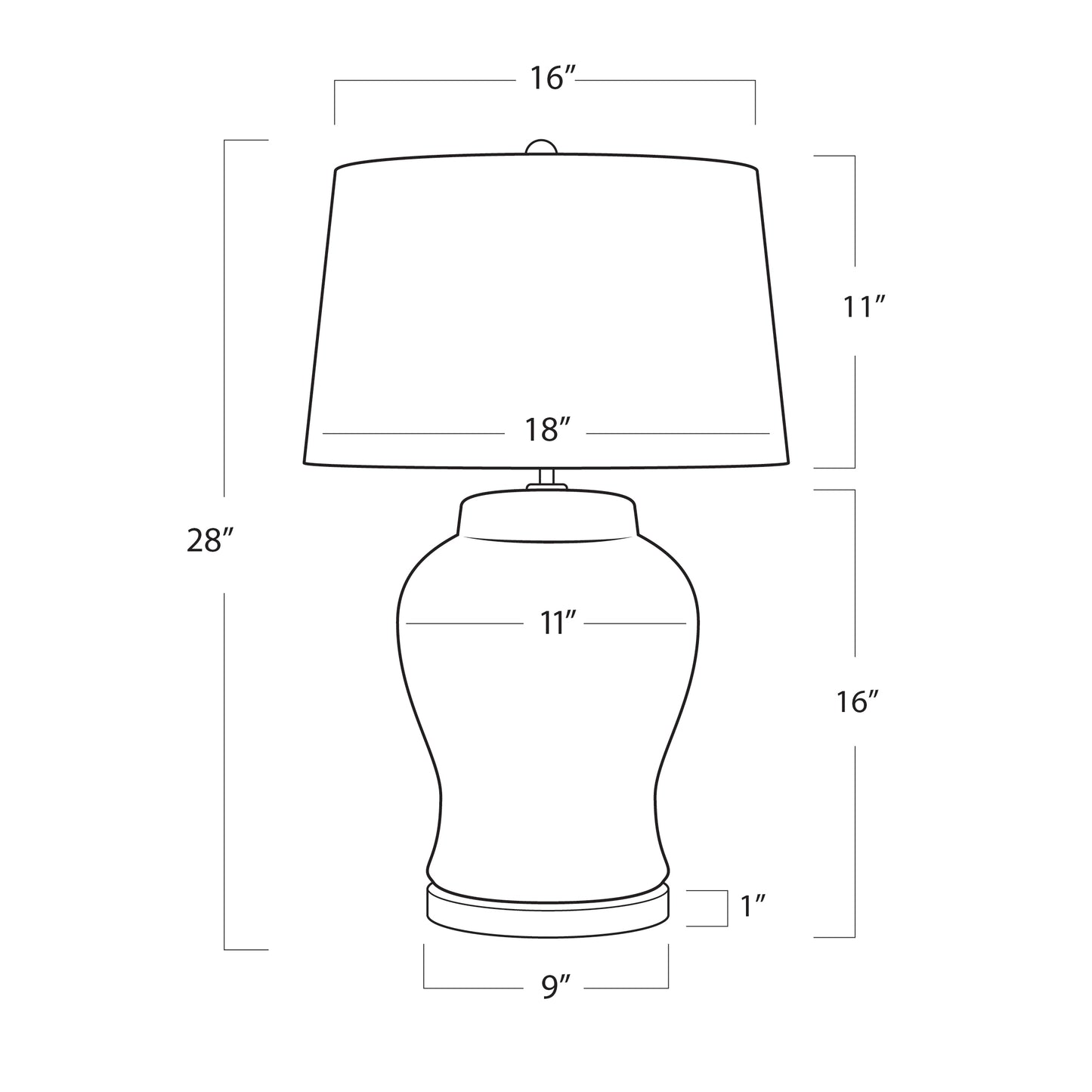 Royal ceramic table lamp