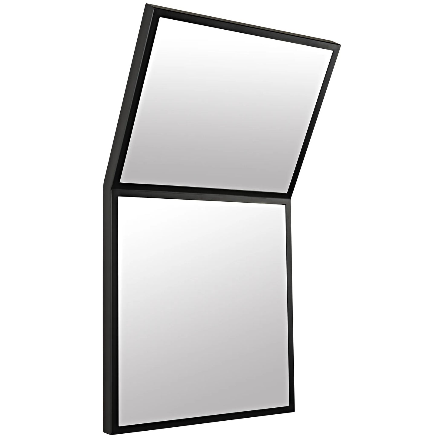 Lazo mirror, black steel