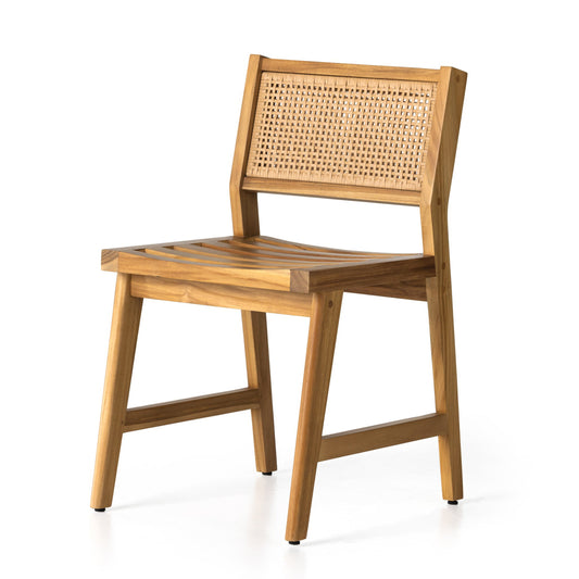 Merit outdoor dining chair-natural teak
