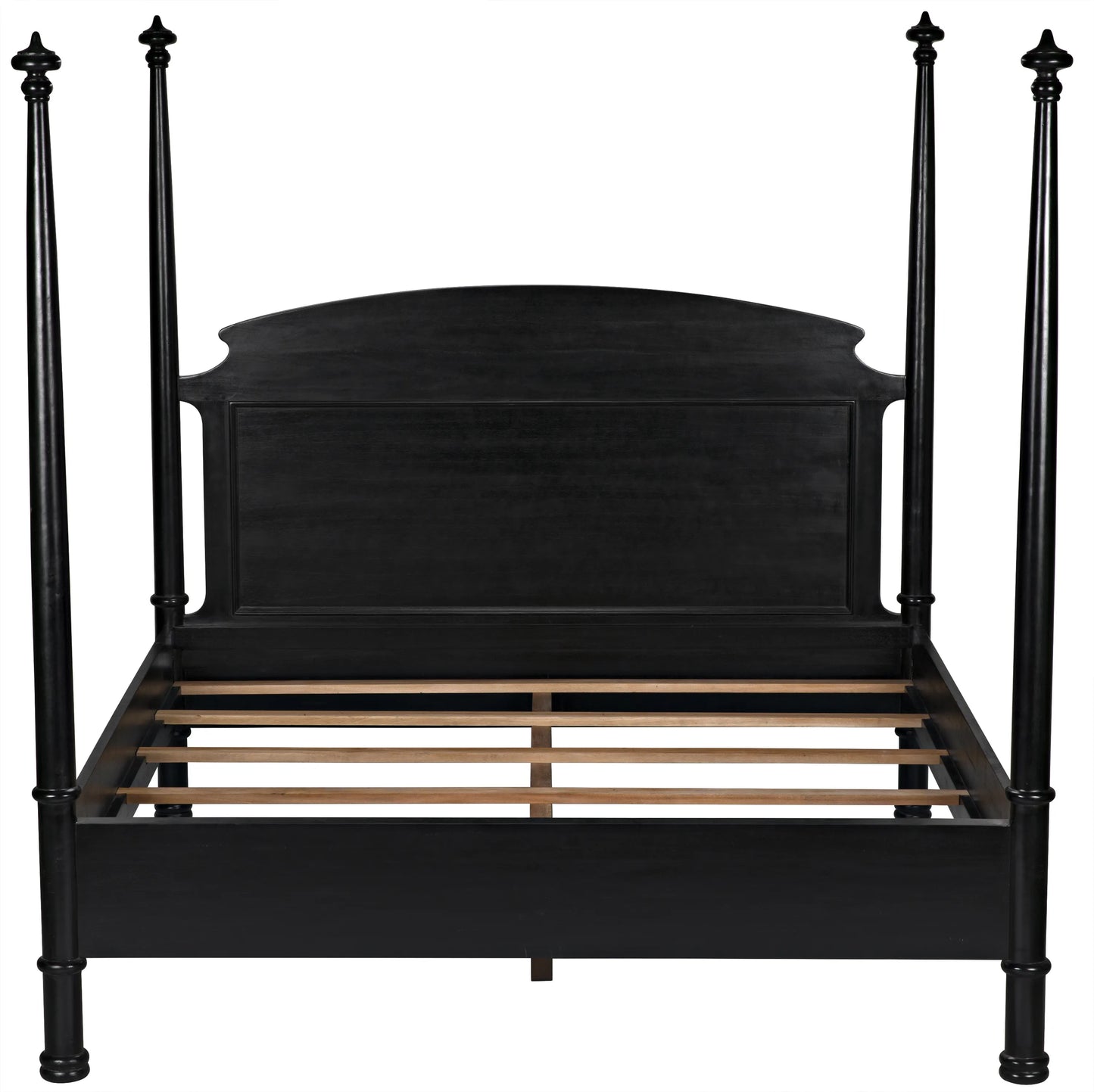 New douglas bed, eastern king, hand rubbed black