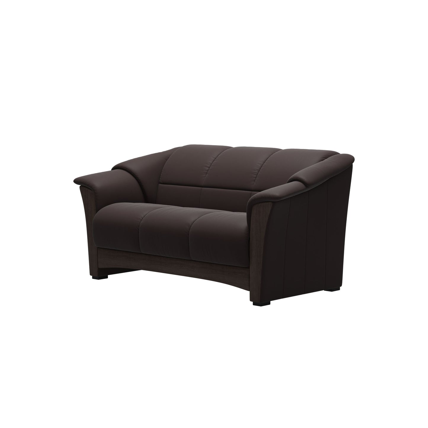 Stressless® oslo loveseat with wood