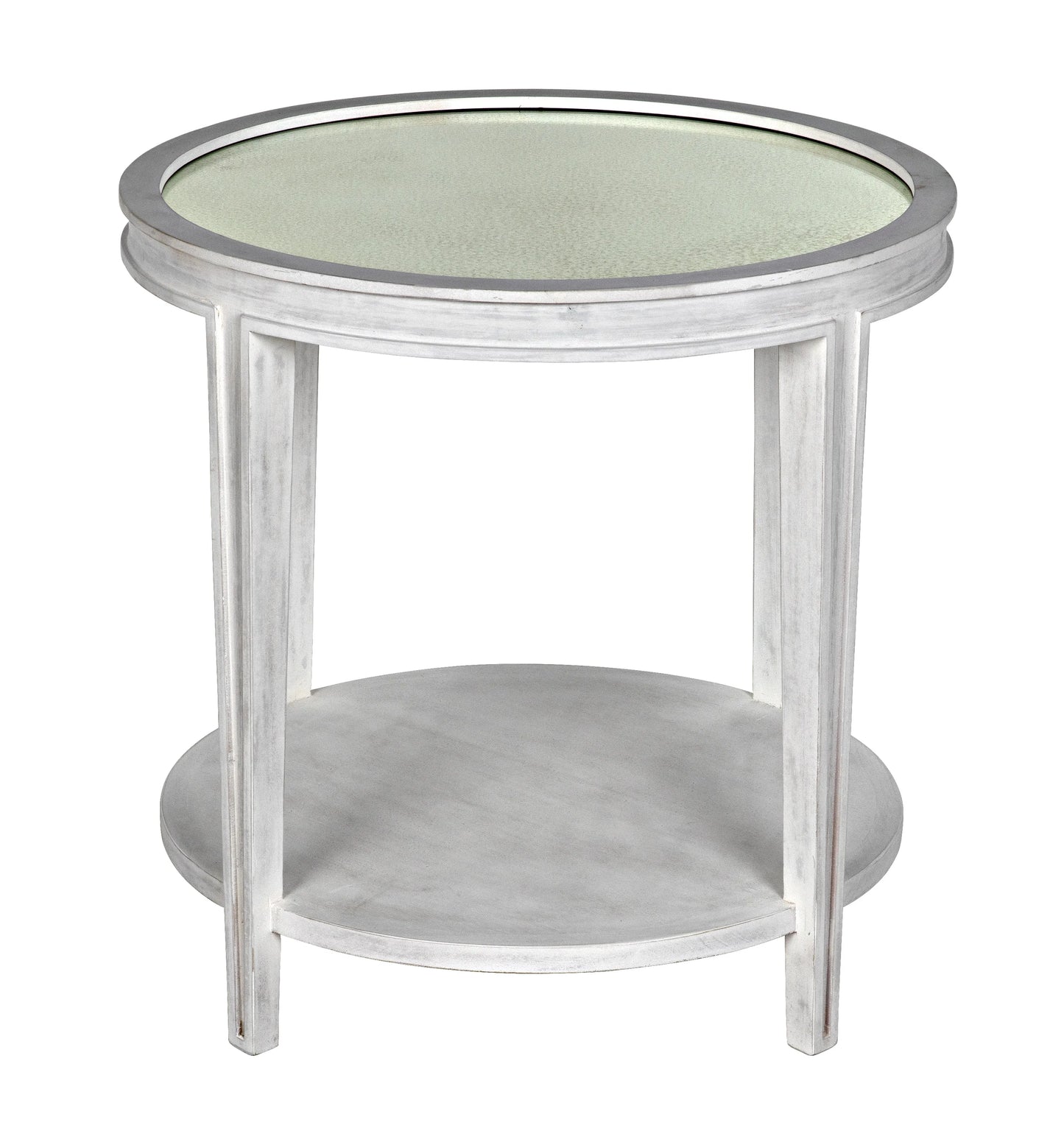 Imperial side table, white wash