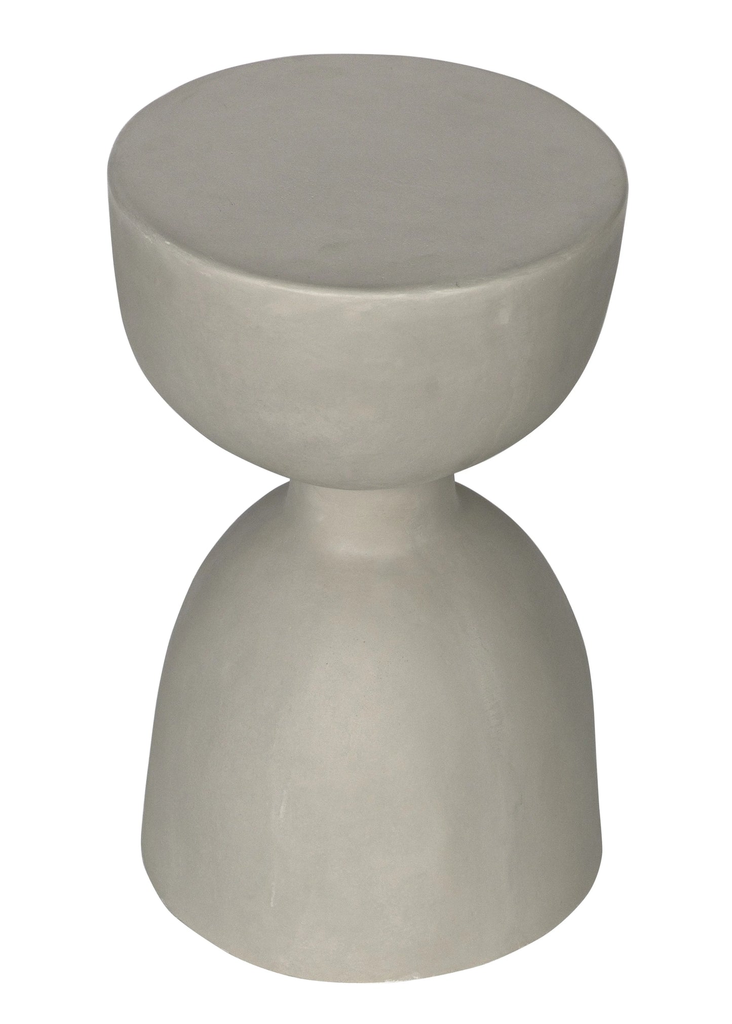 Hourglass stool, fiber cement