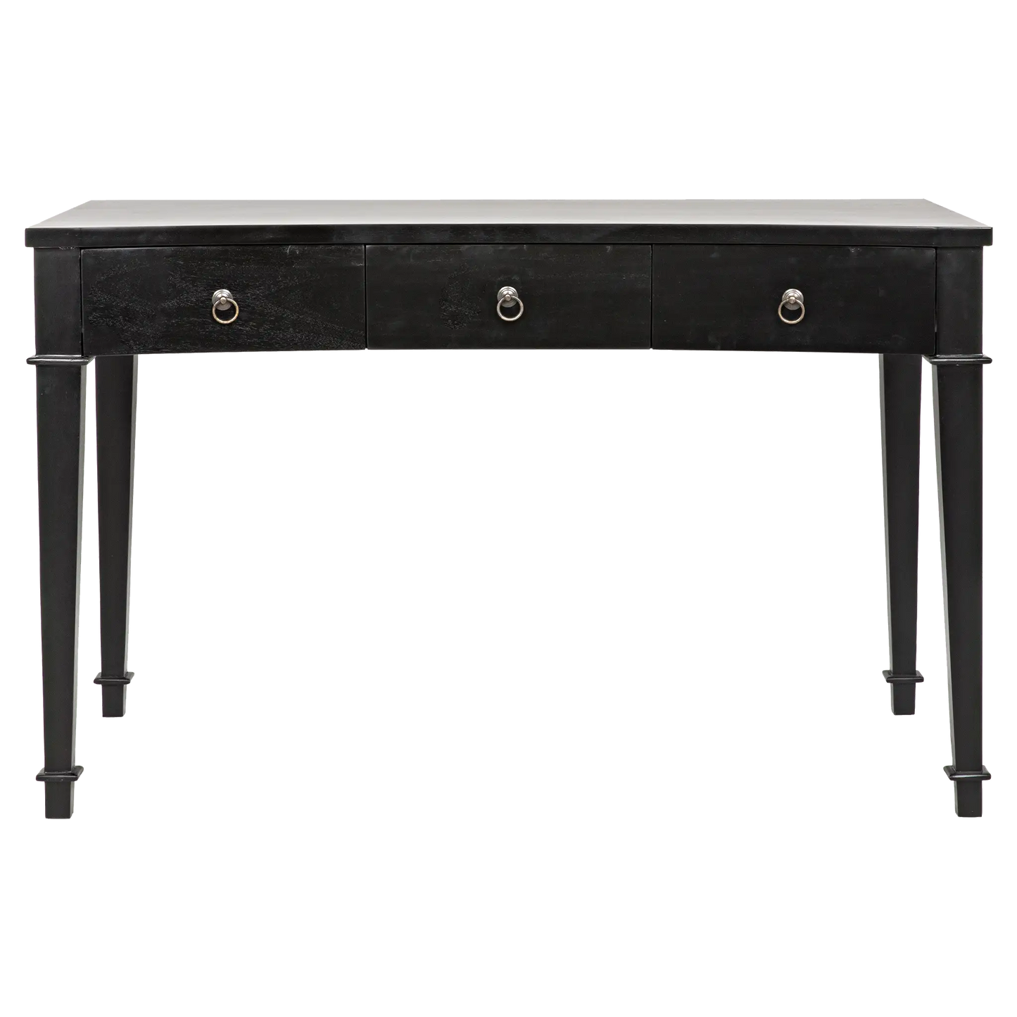 Curba desk, hand rubbed black