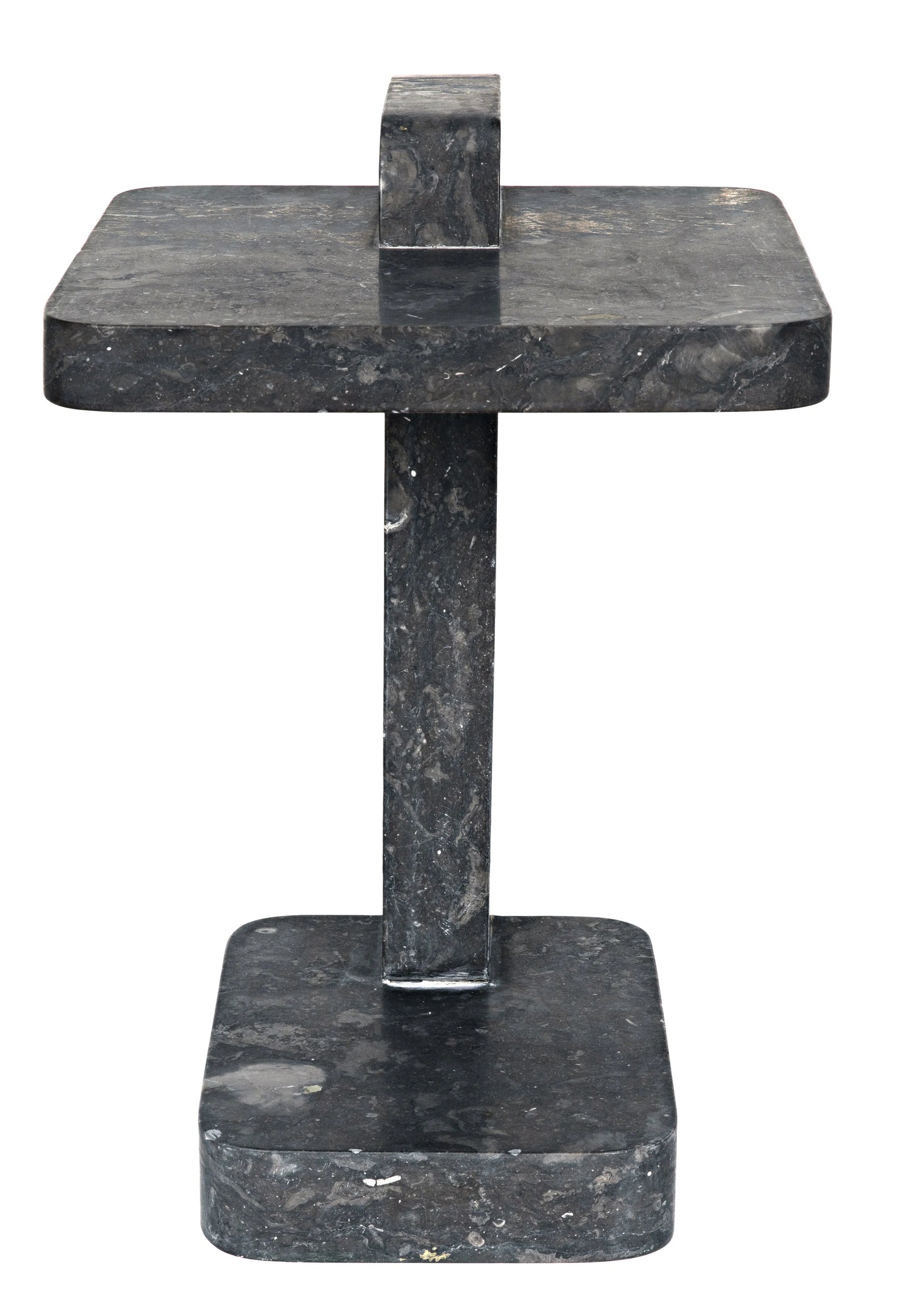 North side table, black marble