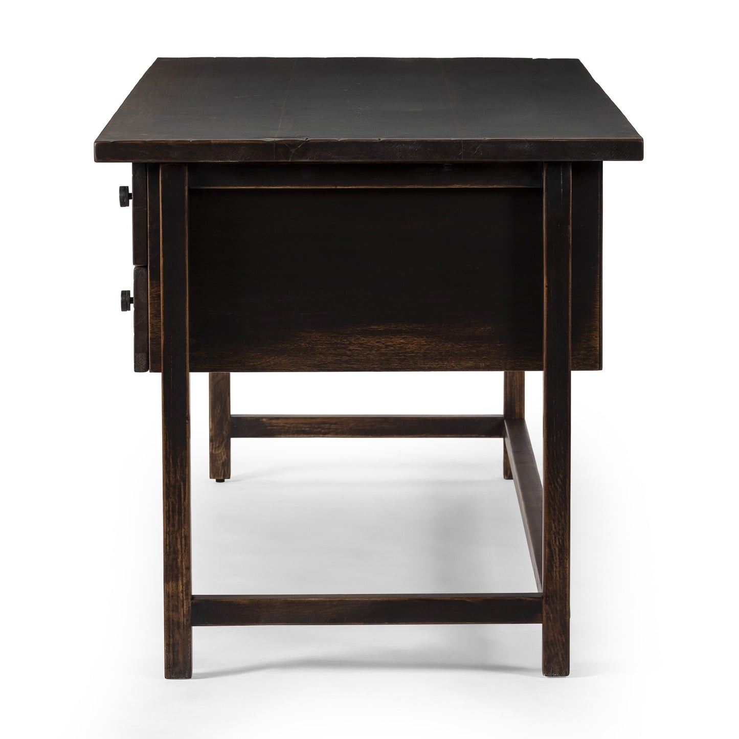 Reign desk-distressed walnut