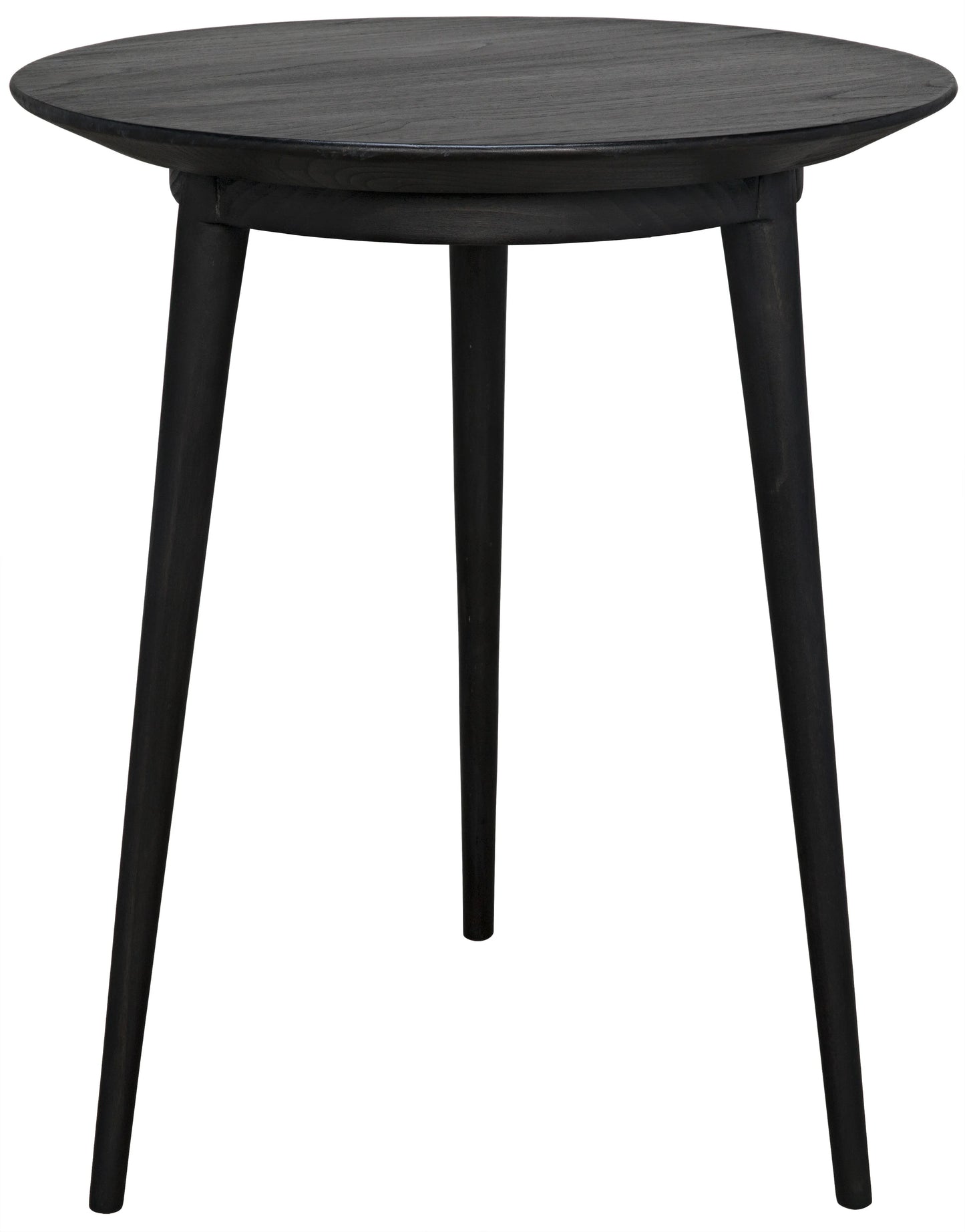 Tripod side table, charcoal black