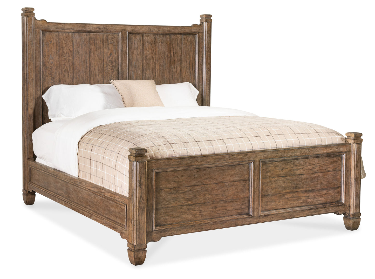 Americana queen panel bed