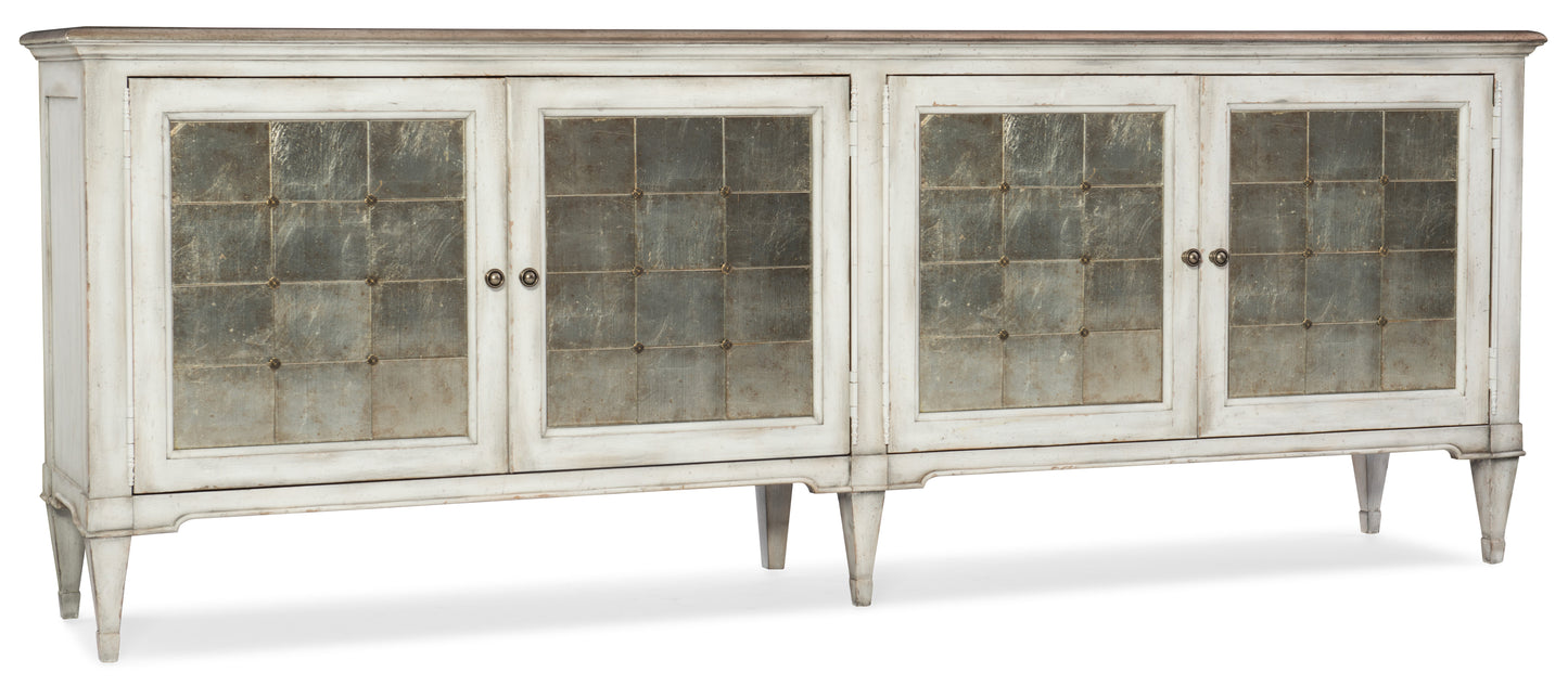 Melange four-door credenza