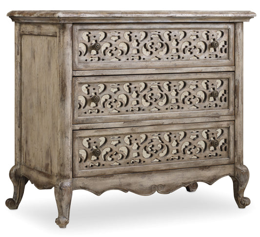 Chatelet fretwork nightstand