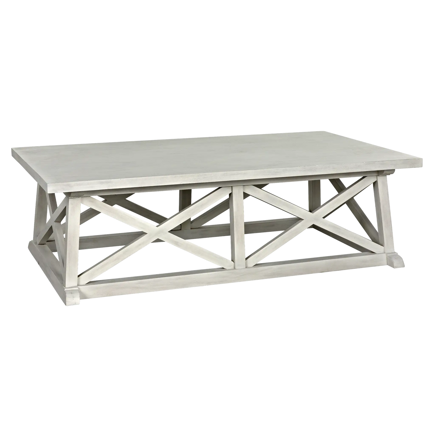 Sutton coffee table, white wash