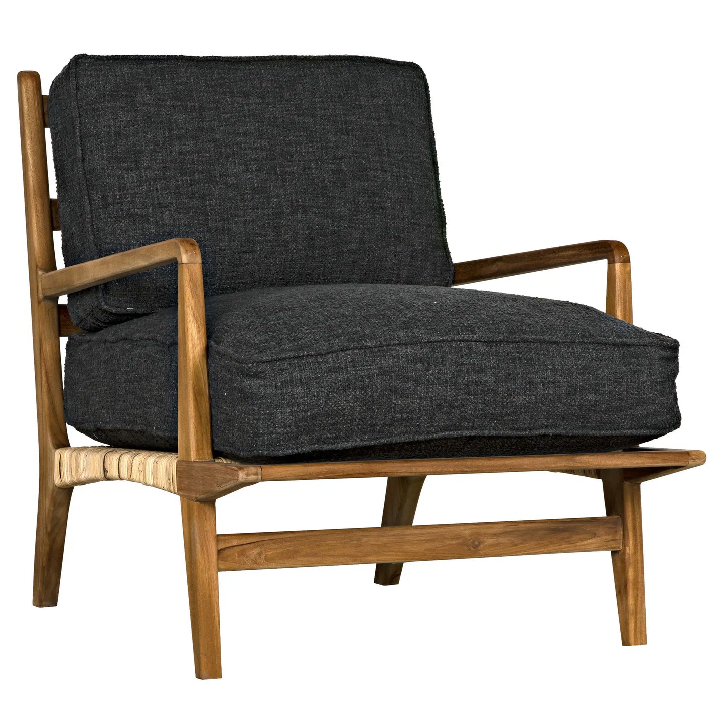 Allister chair, gray us made cushions