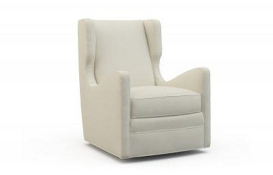 Pecan wing chair