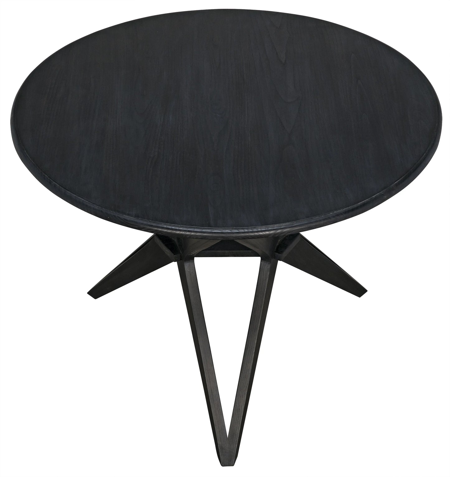 Victor dining table, charcoal black