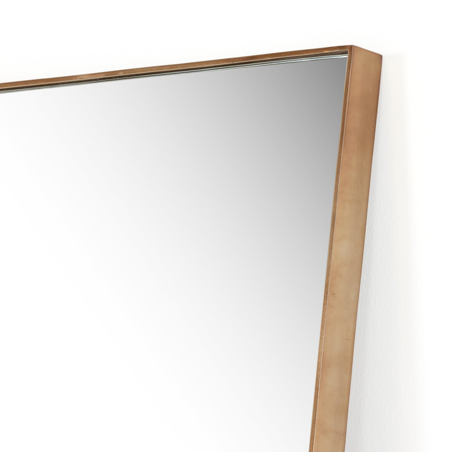 Georgina rectangle floor mirror-polished