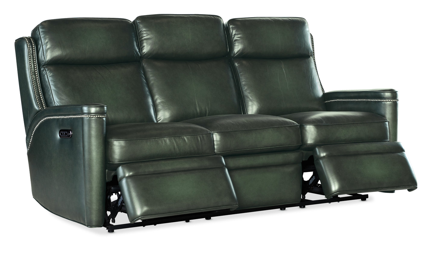 Hamilton power sofa w/power headrest