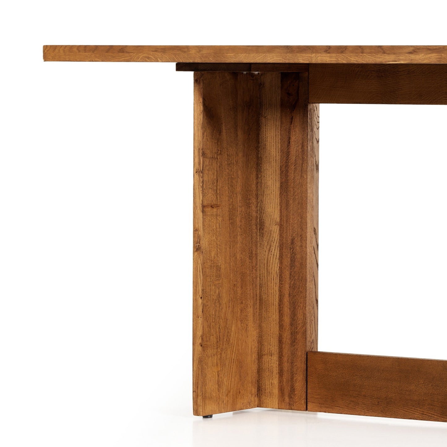 Erie bar table: dark smoked oak-bar