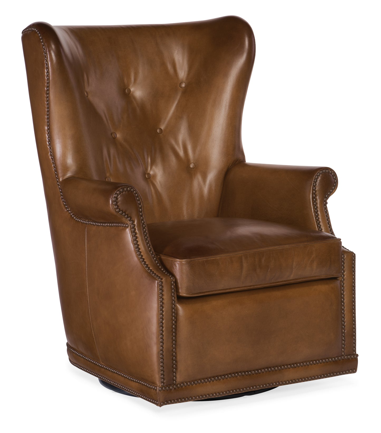 Maya wing swivel club chair