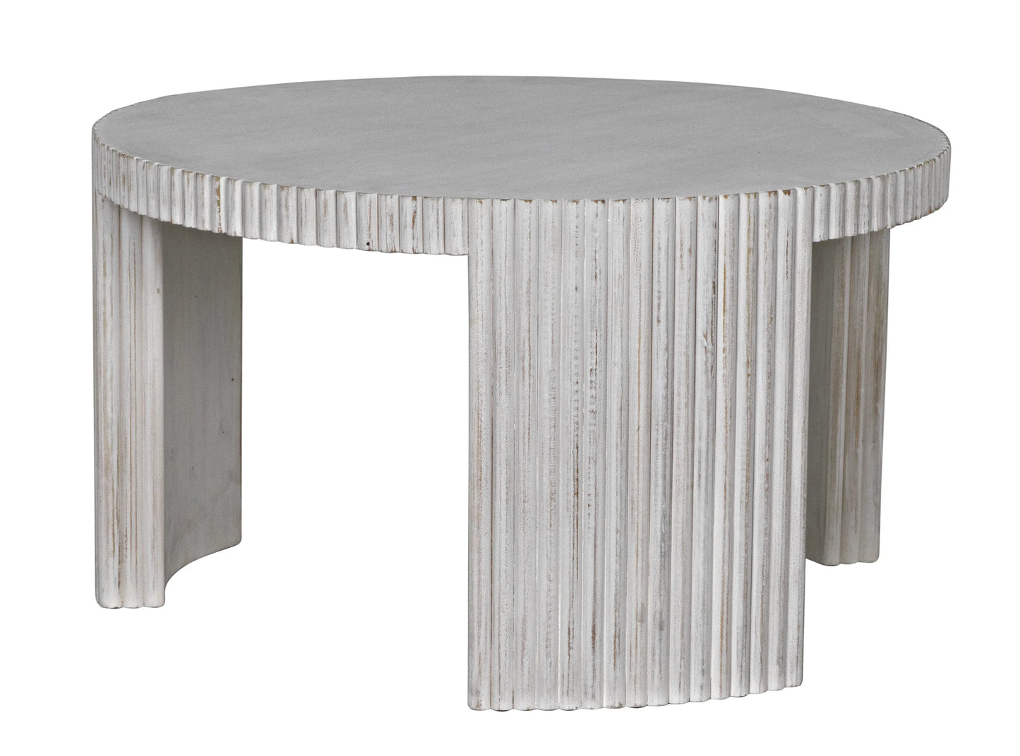 Jgor side/coffee table, white wash