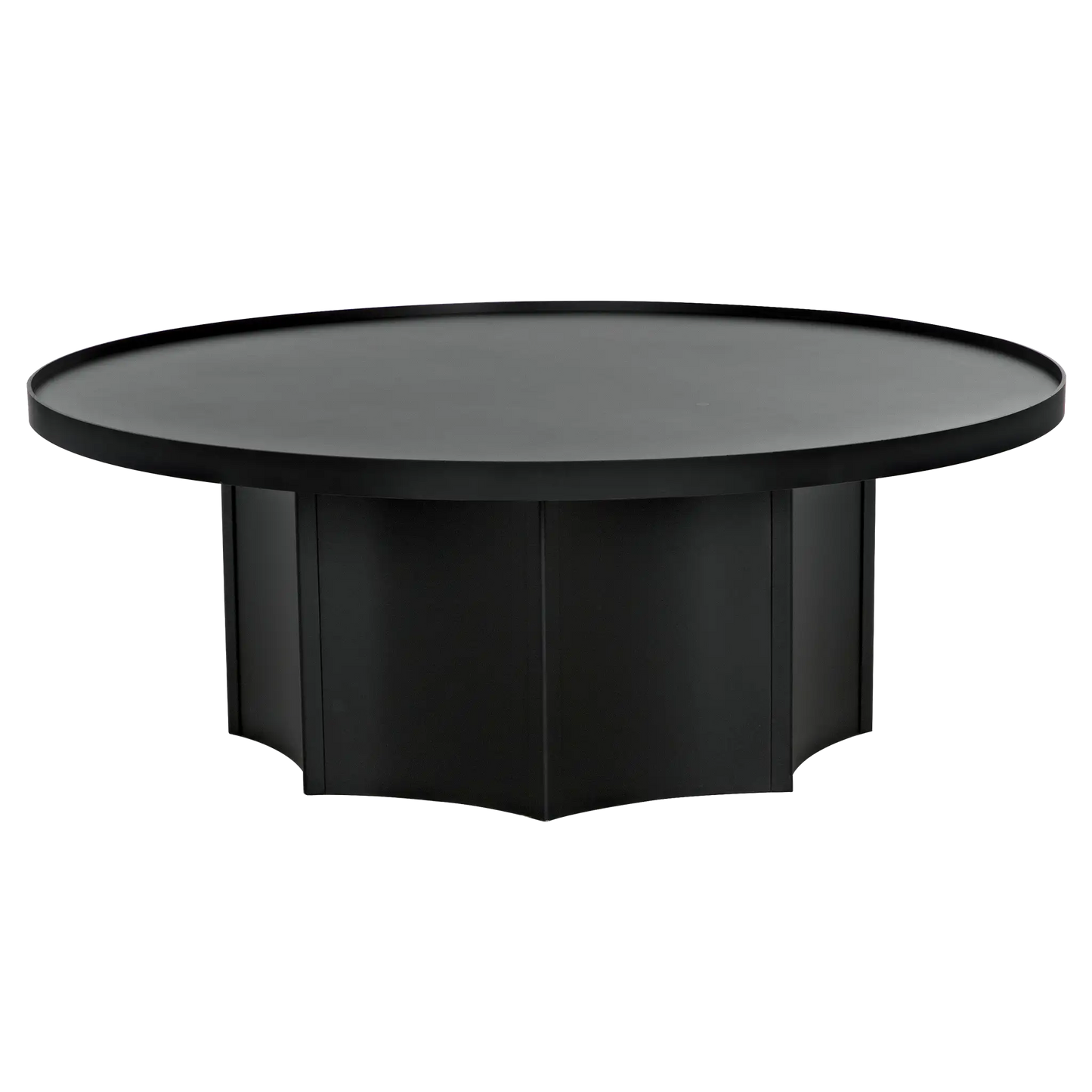 Rome coffee table, black steel