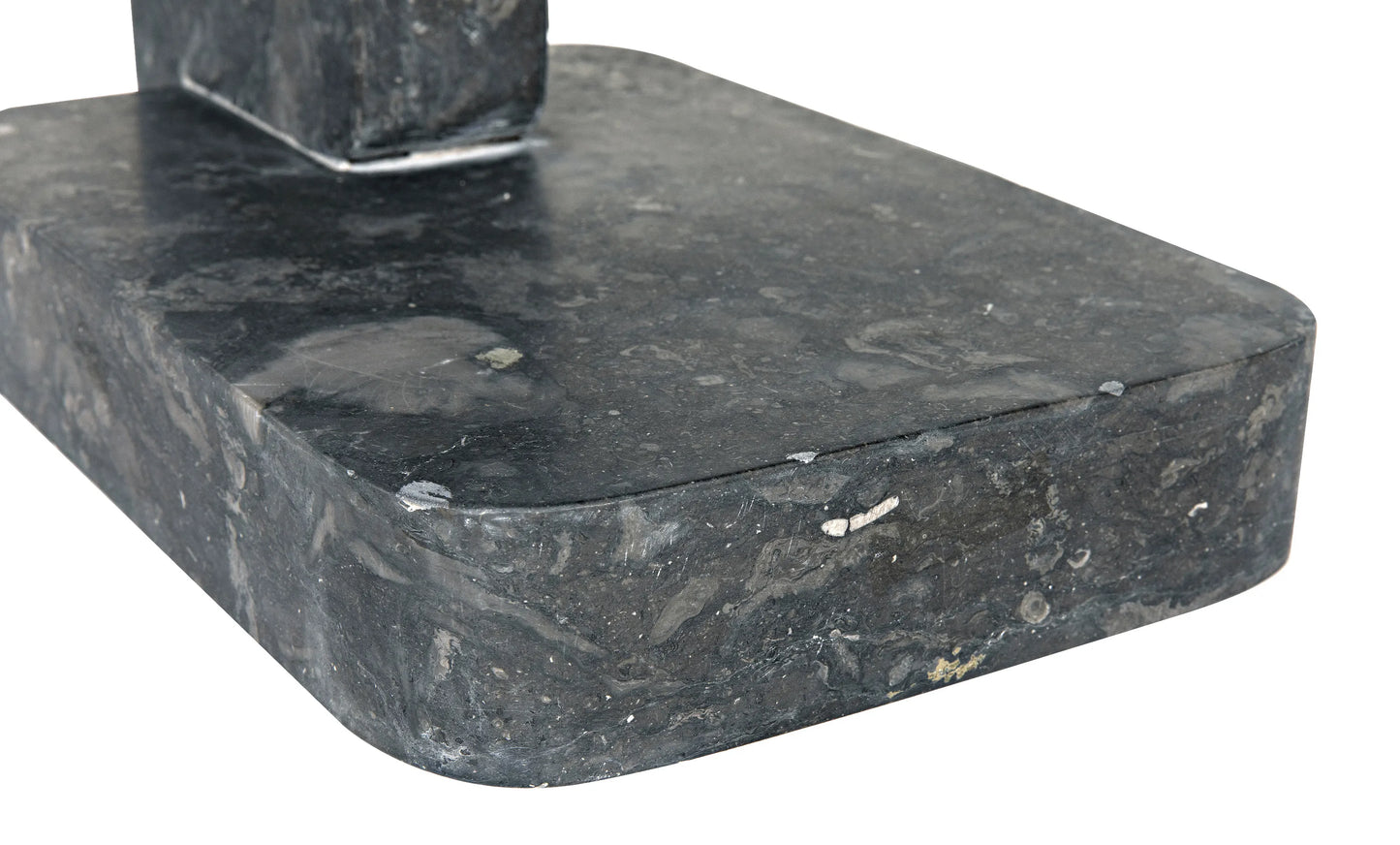 North side table, black marble