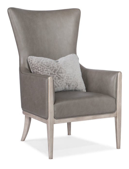 Kyndall club chair with accent pillow