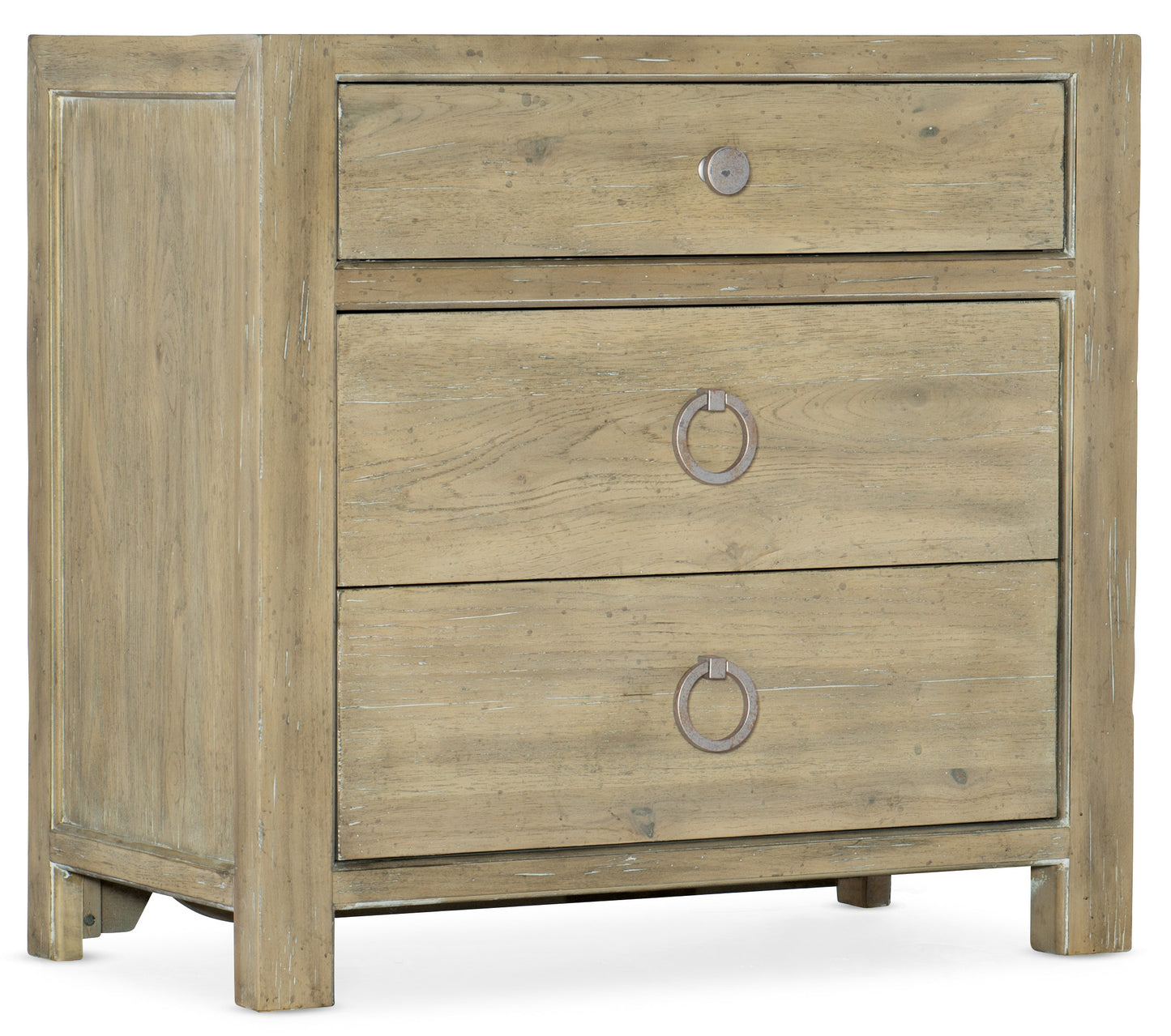 Surfrider three-drawer nightstand