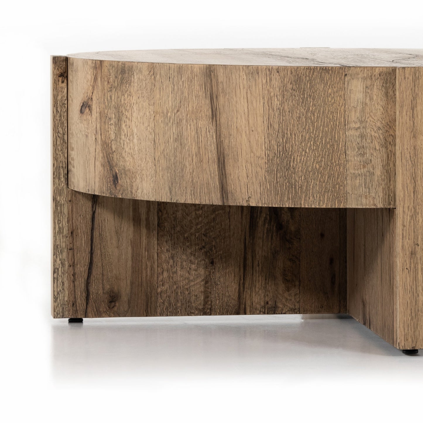 Bingham coffee table-rustic oak veneer