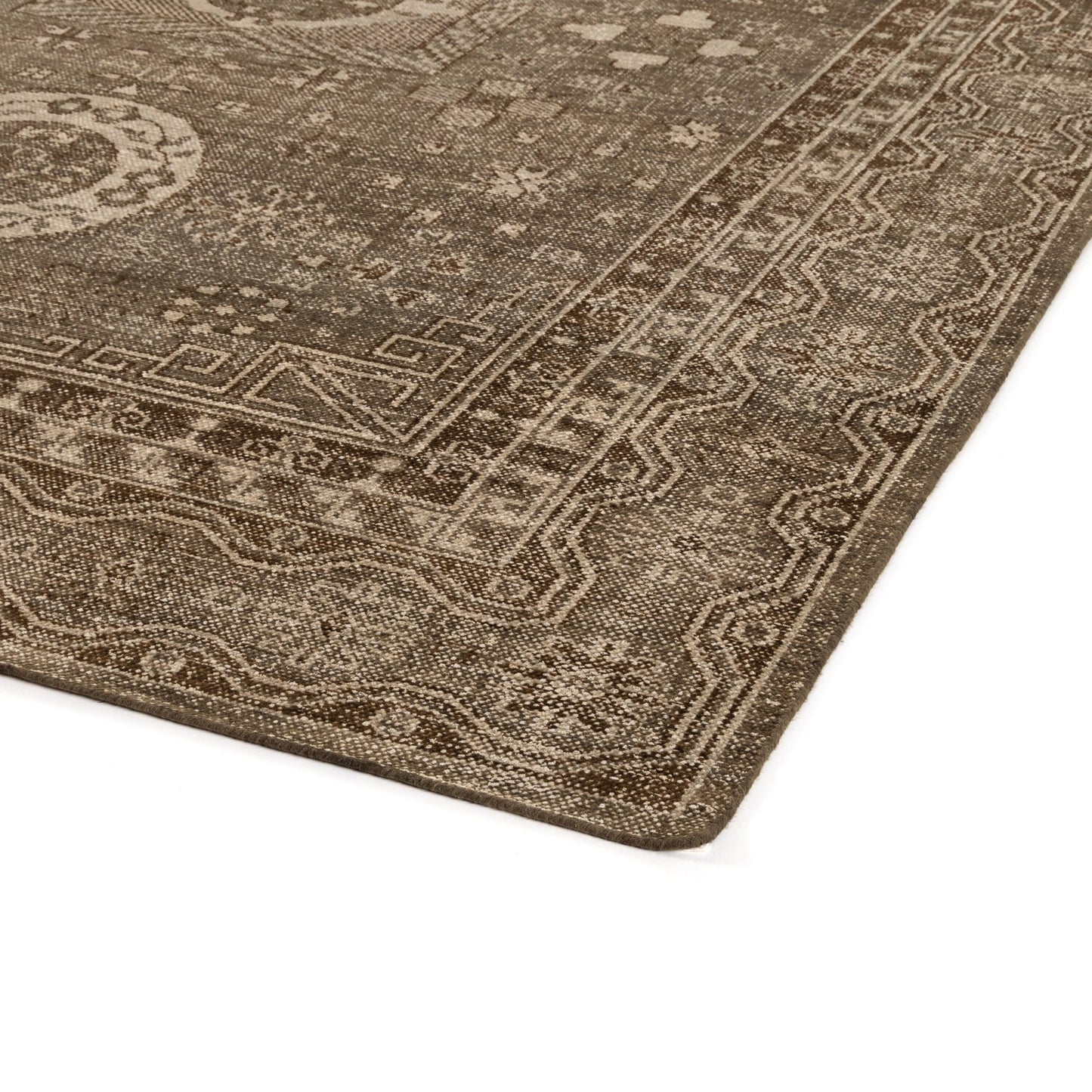 Cortona hand knotted rug-olive-8'x10'