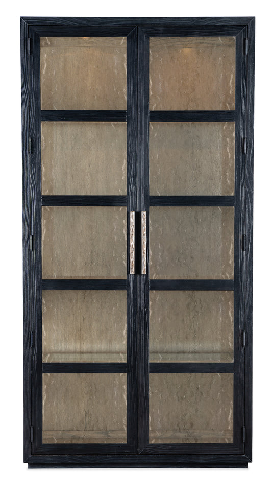 Linville falls shou sugi ban curio cabinet