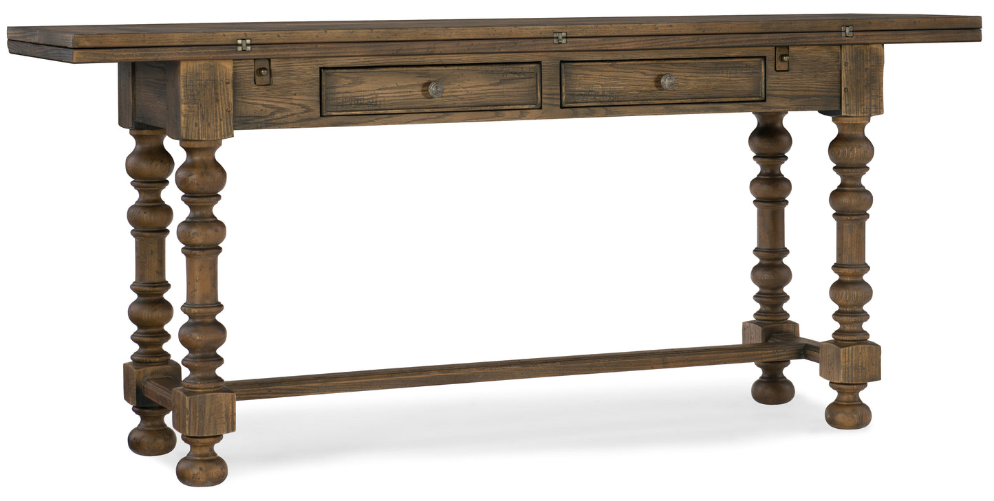 Bluewind flip-top console table