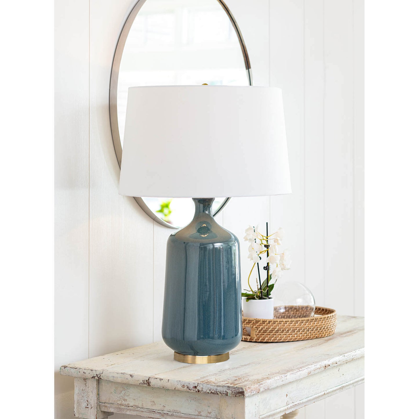 Glace ceramic table lamp