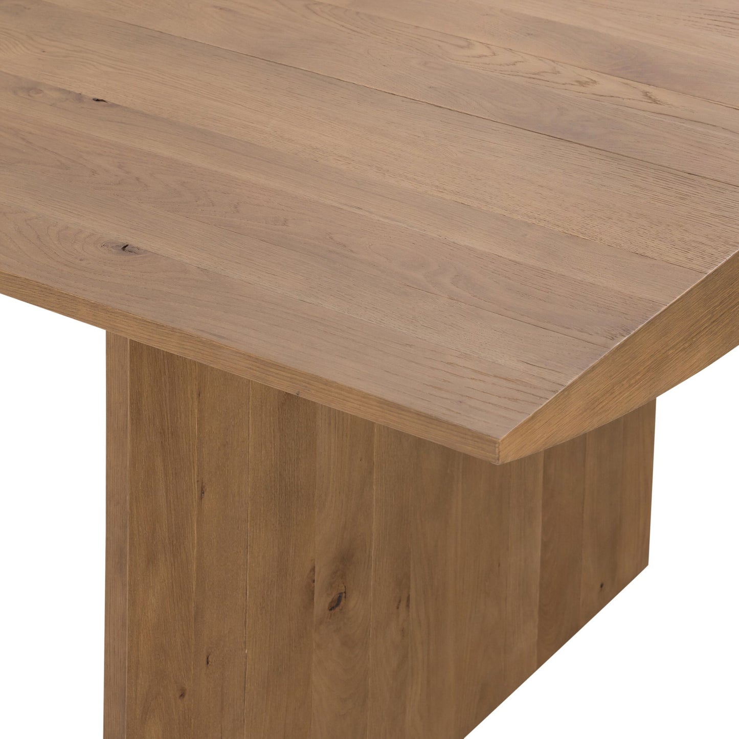 Pickford 94" dining table-dusted oak vnr