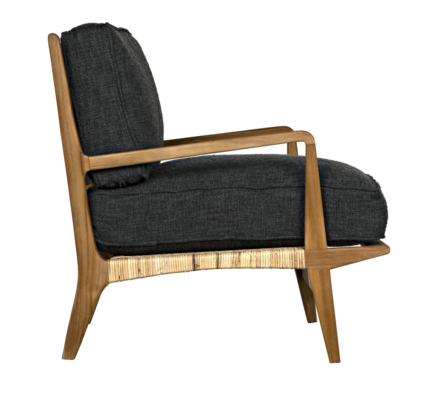 Allister chair, gray us made cushions