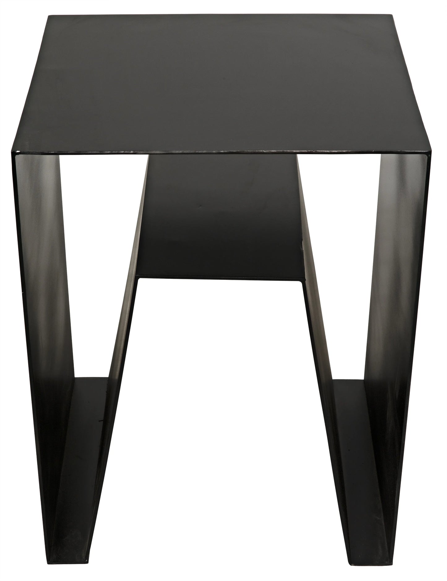 Quintin side table, black steel