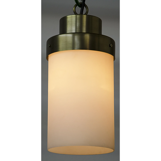 Eleonore pendant, steel with brass finish