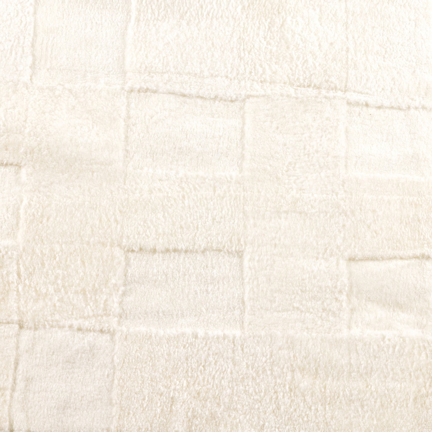 Patchwork shearling rug-cream shorn-9x12