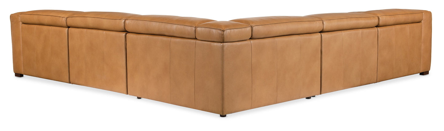 Fresco 5 seat sectional 3-pwr