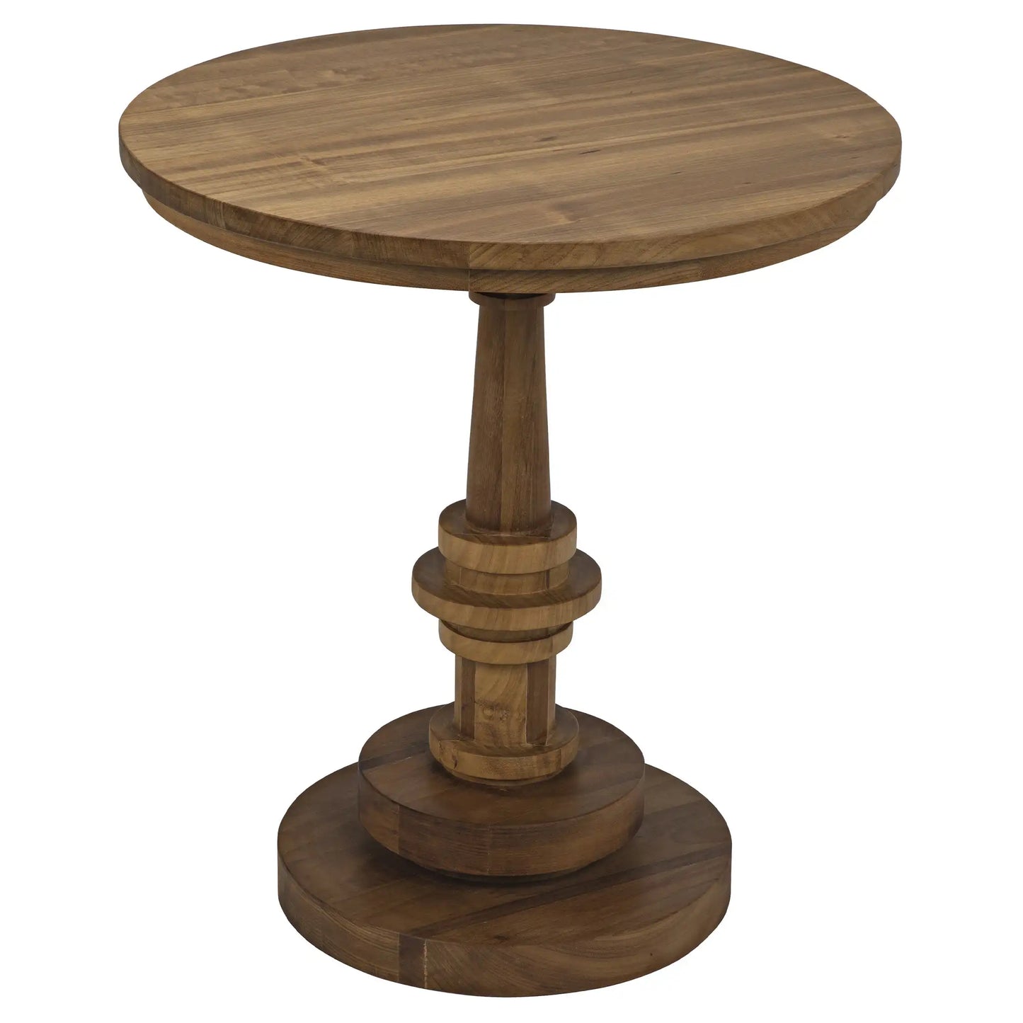 Comodo side table, gold teak