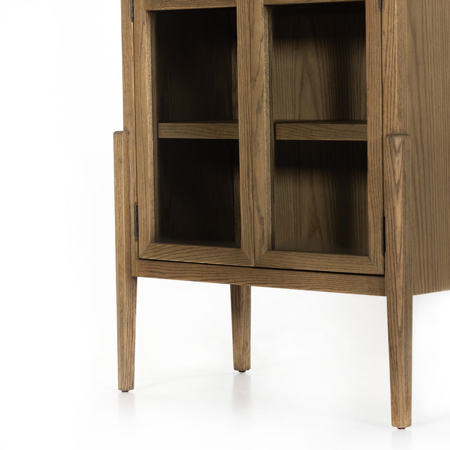 Tolle cabinet - drifted oak solid-antique brass