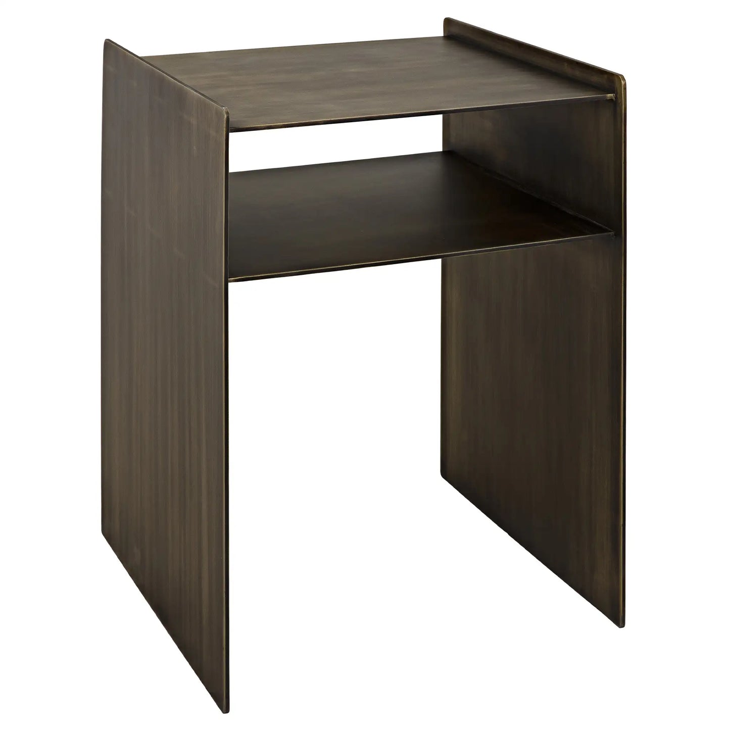 Cyrus side table, aged brass