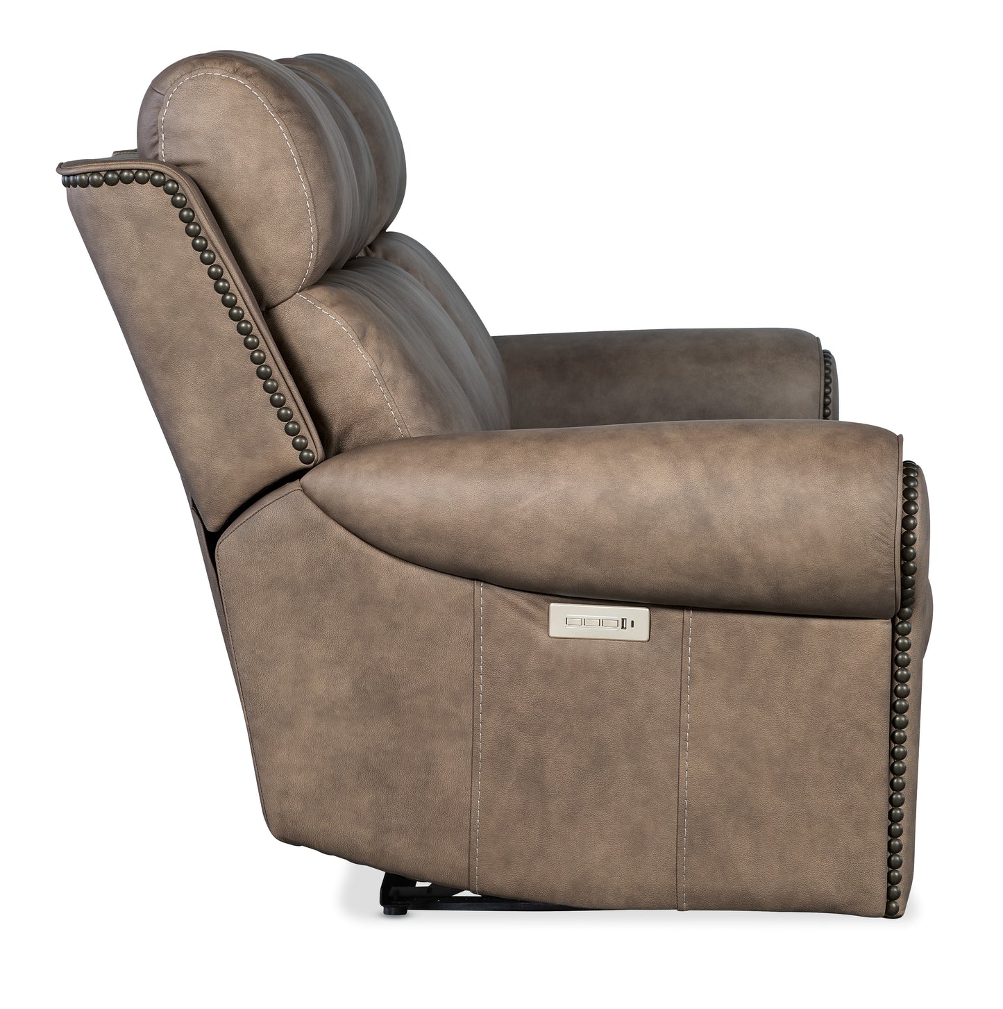 Duncan power sofa w/power headrest & lumbar