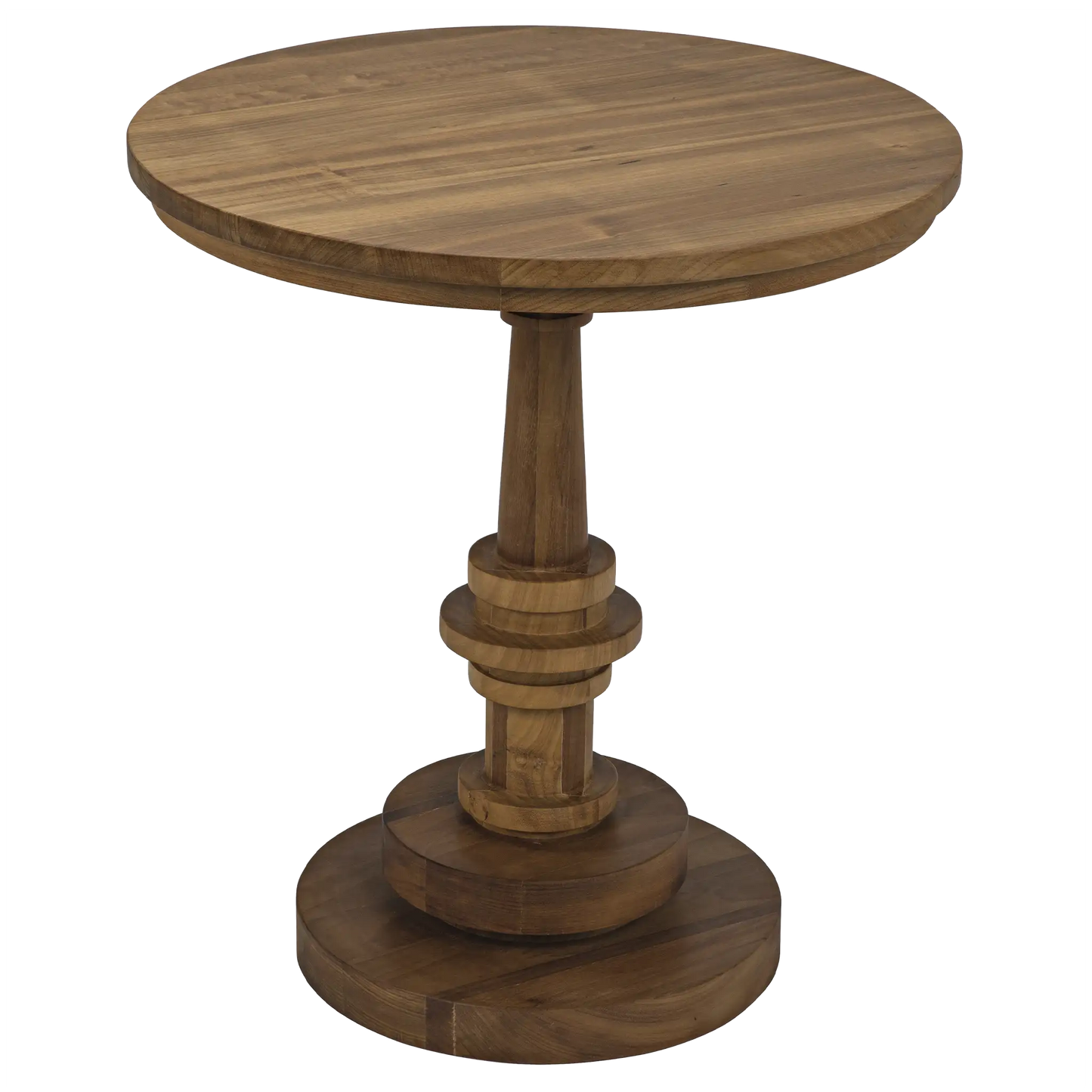 Comodo side table, gold teak