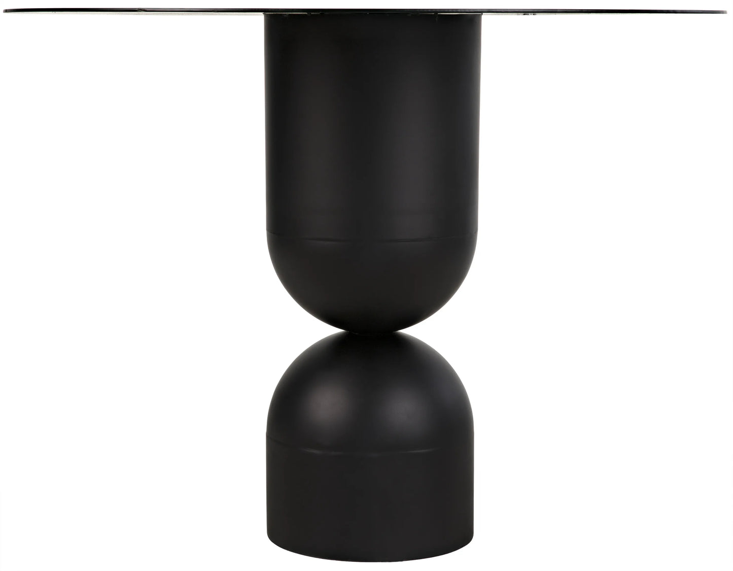 Wanda dining table, black steel