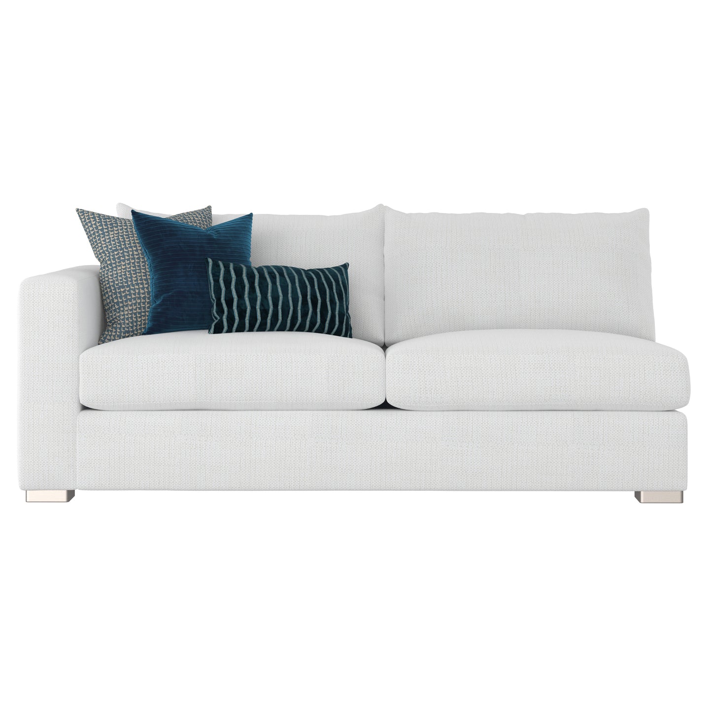 Helena fabric left arm loveseat